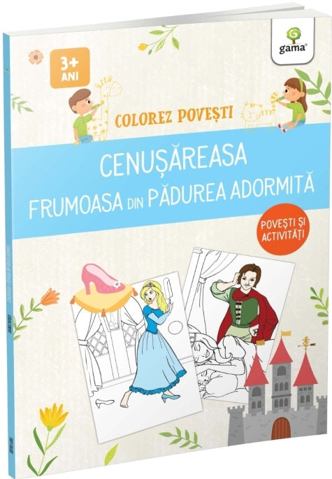 Carturesti carte Colorez povesti 3 ani+ Cenusareasa-Frumoasa din padurea adormita