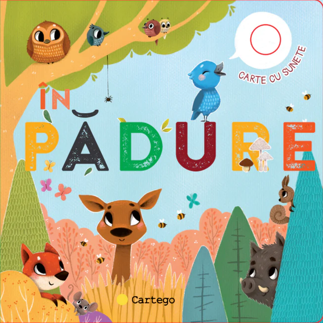 Carturesti Carte cu sunete 12m+ In padure Imagine principală a produsului