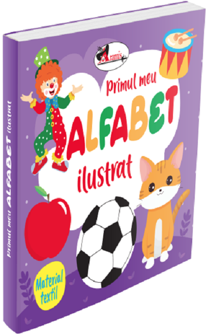 Carturesti Carte din material textil 6m+ Primul meu Alfabet