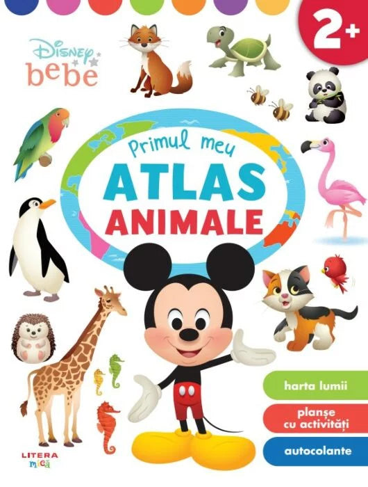 Carturesti carte Disney Primul meu atlas 2 ani+ Animale Imagine principală a produsului