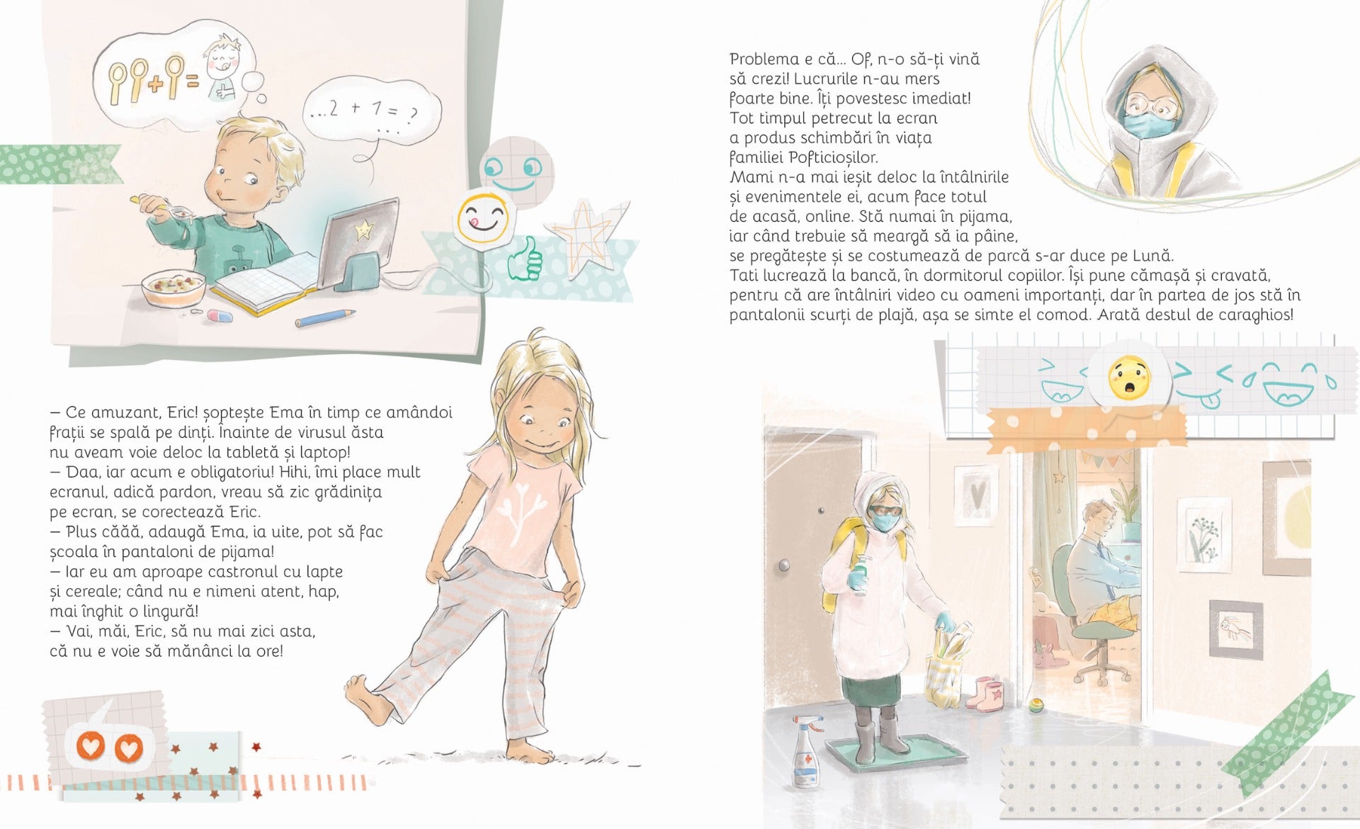 Carturesti carte Ema si Eric 4 ani+ Vraja ecranelor