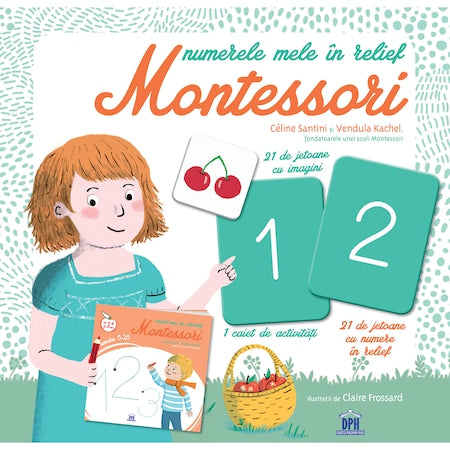Carturesti carte Numerele mele in relief Montessori 4 ani+