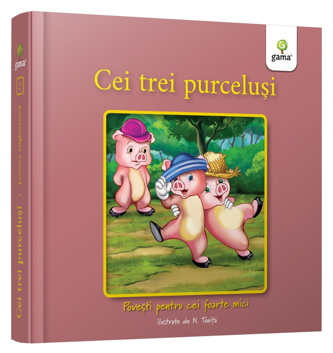 Carturesti carte Povesti pentru cei foarte mici 12m+ Cei trei purcelusi