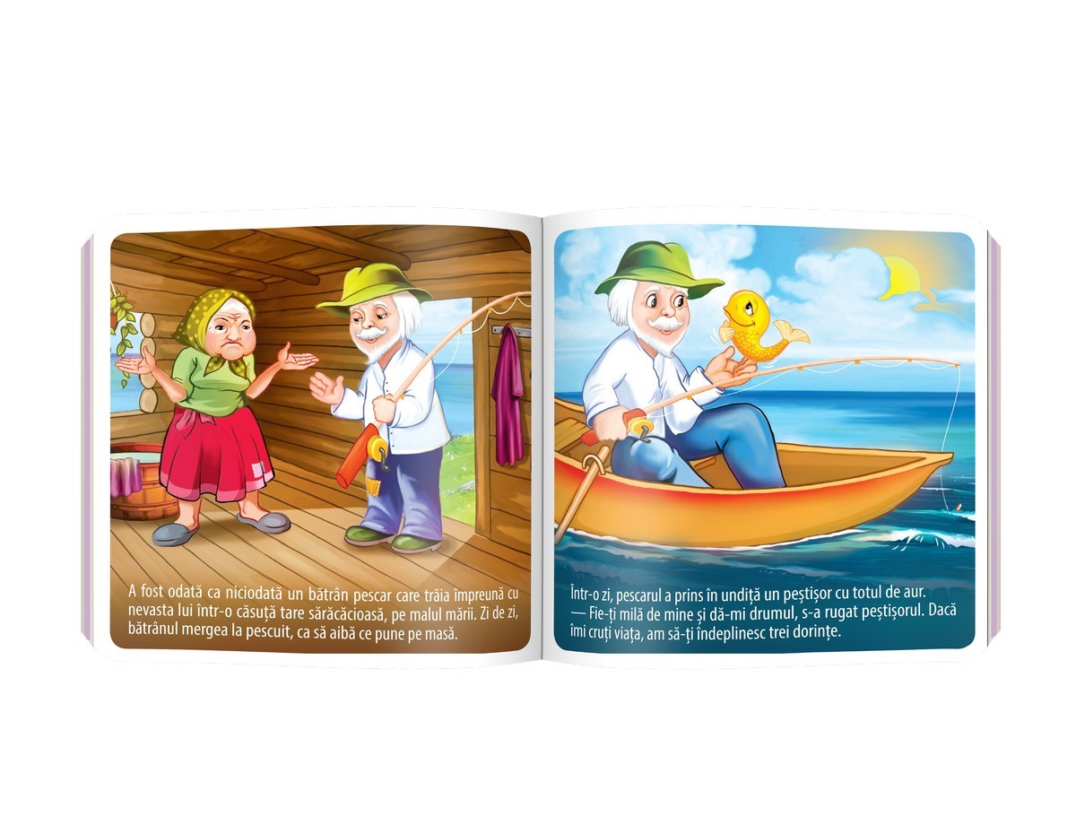 Carturesti carte Povesti pentru cei foarte mici 12m+ Pestisorul de aur