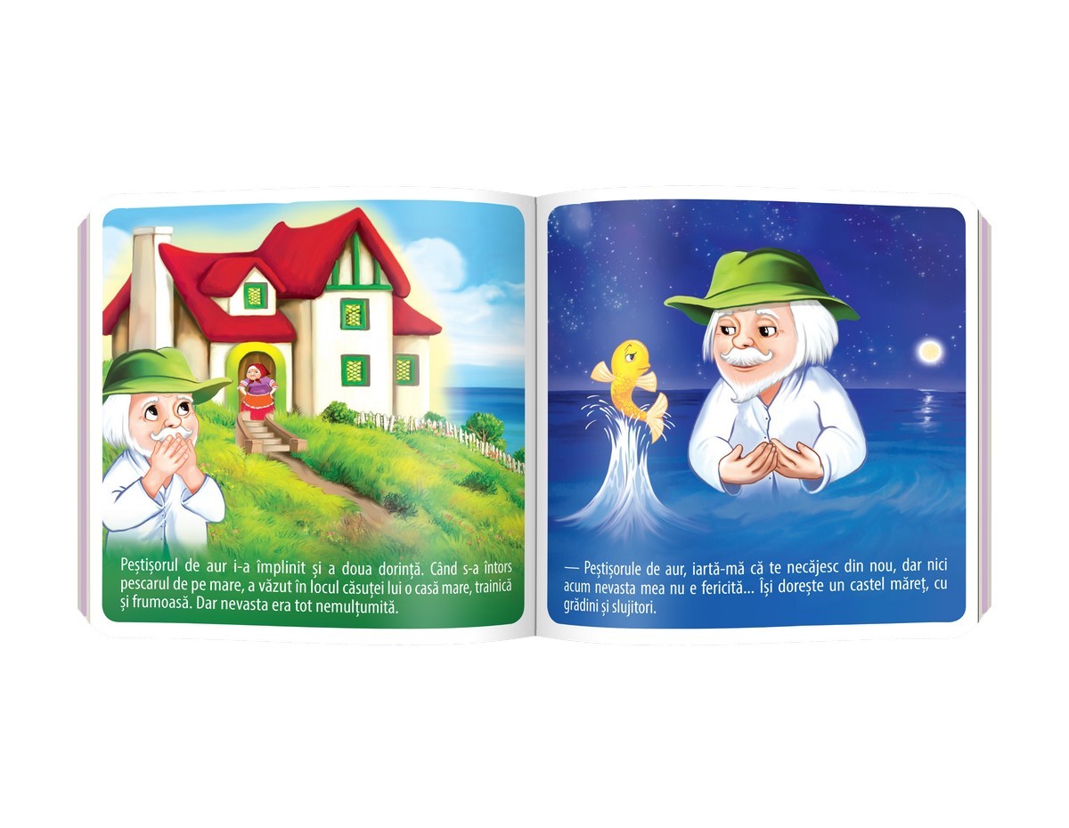 Carturesti carte Povesti pentru cei foarte mici 12m+ Pestisorul de aur