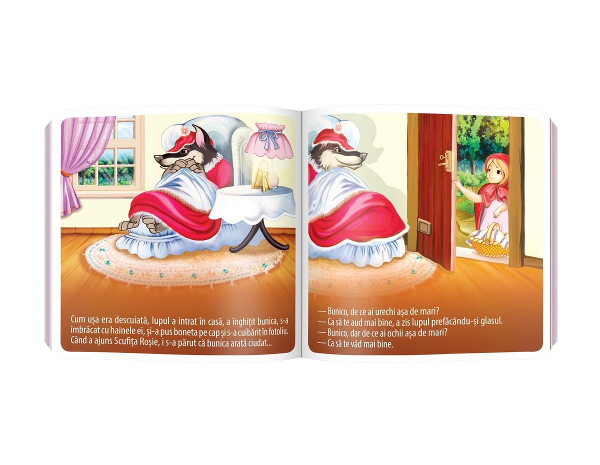 Carturesti carte Povesti pentru cei foarte mici 12m+ Scufita Rosie