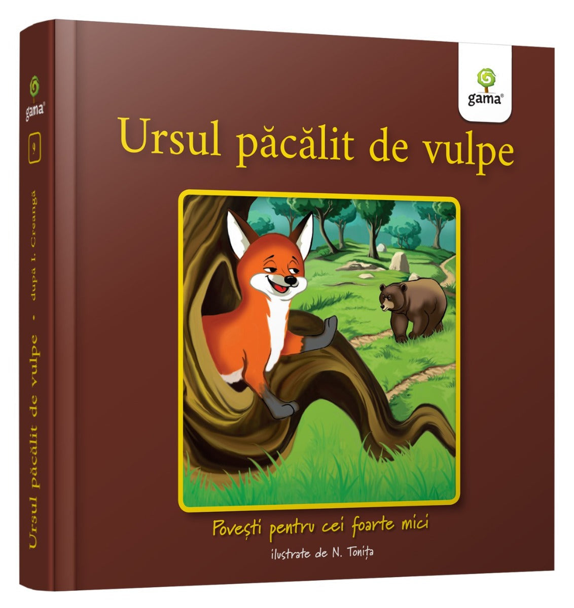 Carturesti carte Povesti pentru cei foarte mici 12m+ Ursul pacalit de vulpe Imagine principală a produsului