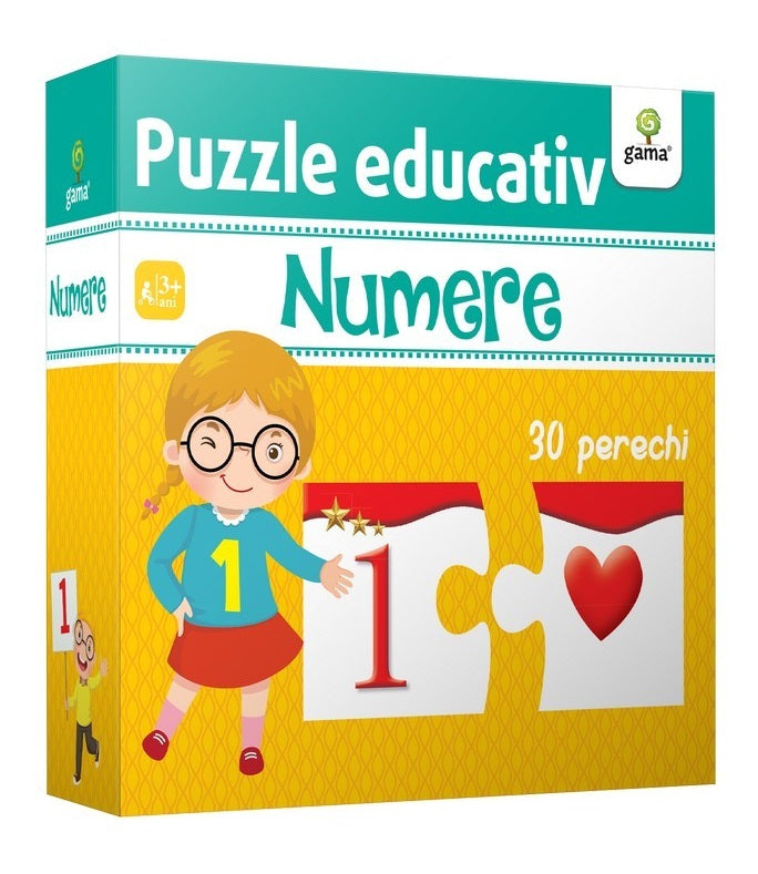 Carturesti carte Puzzle educativ 3 ani+ Numere 