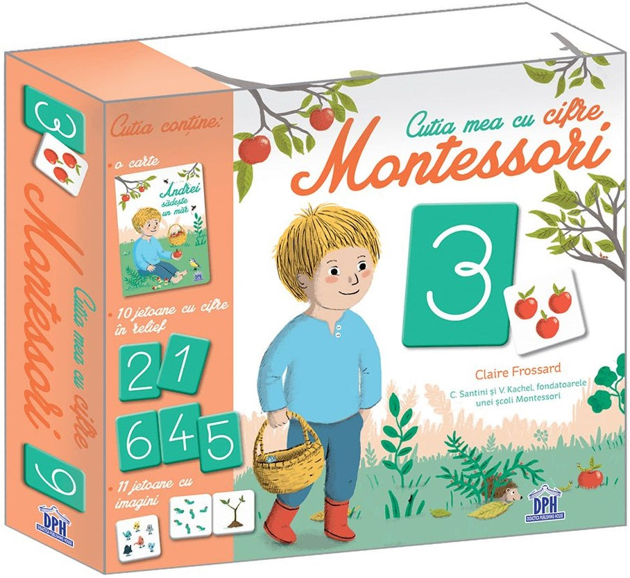 Carturesti cutia mea cu cifre Montessori 4-6 ani