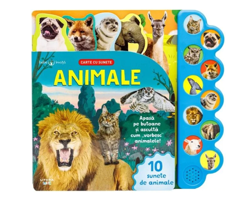carturesti bebe invata carte cu sunete 0m aAnimale