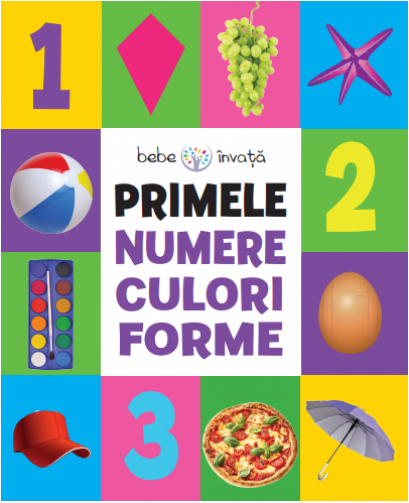 carturesti carte bebe invata 0m primele numere culori forme