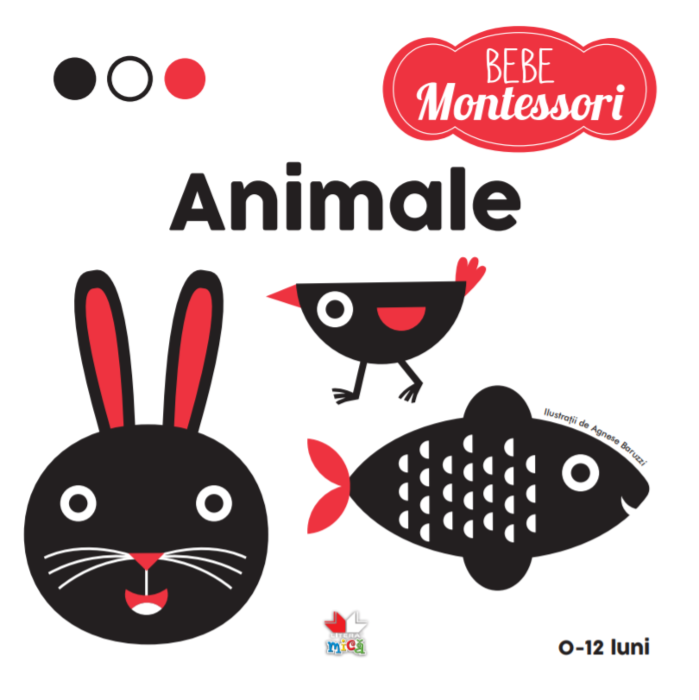 carturesti carte bebe montessori 0m animale