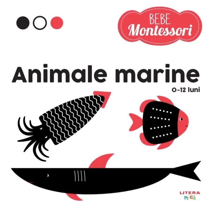 carturesti carte bebe montessori 0m animale marine