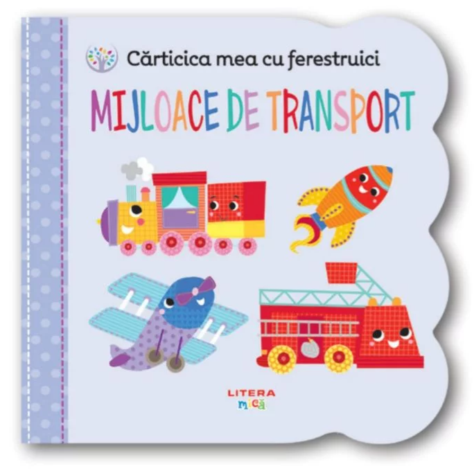 carturesti carte cu ferestruici bebe invata 0m mijloace de transport