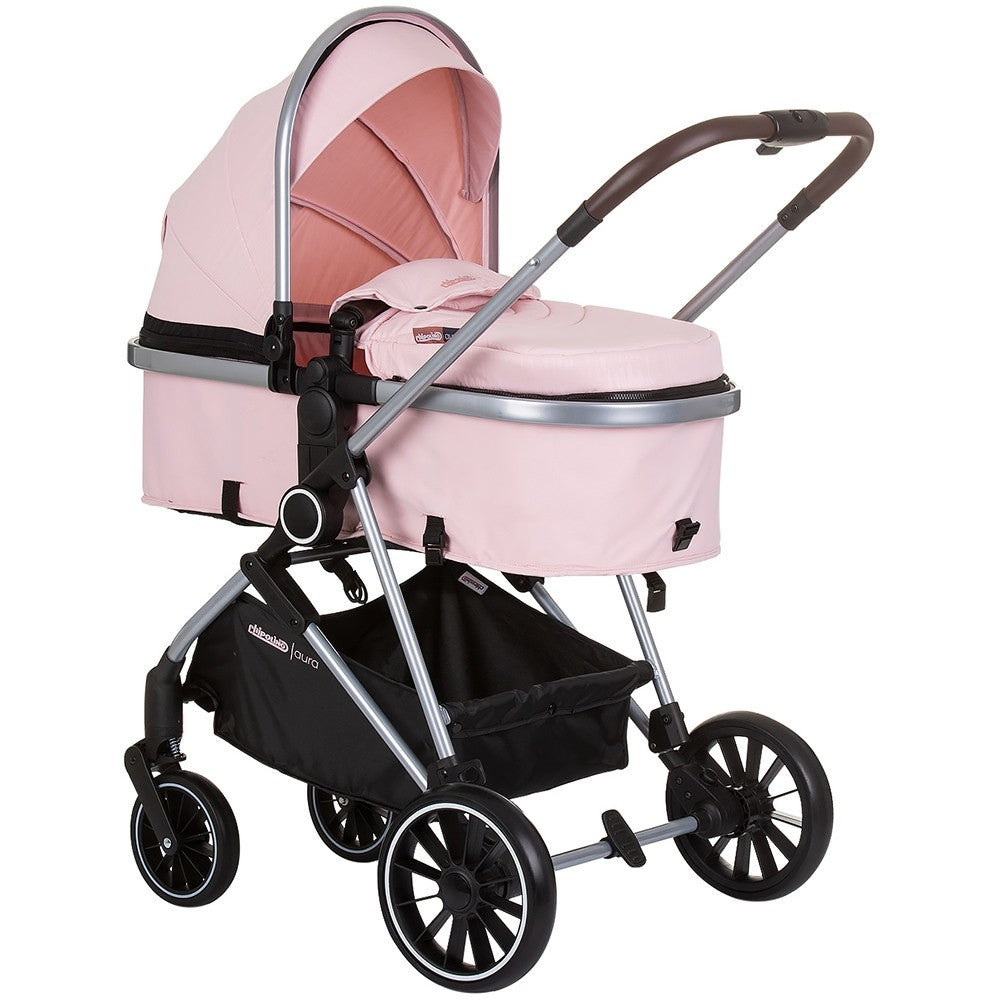Chipolino carucior 2in1 AURA 0m+ Flamingo Imagine principală a produsului