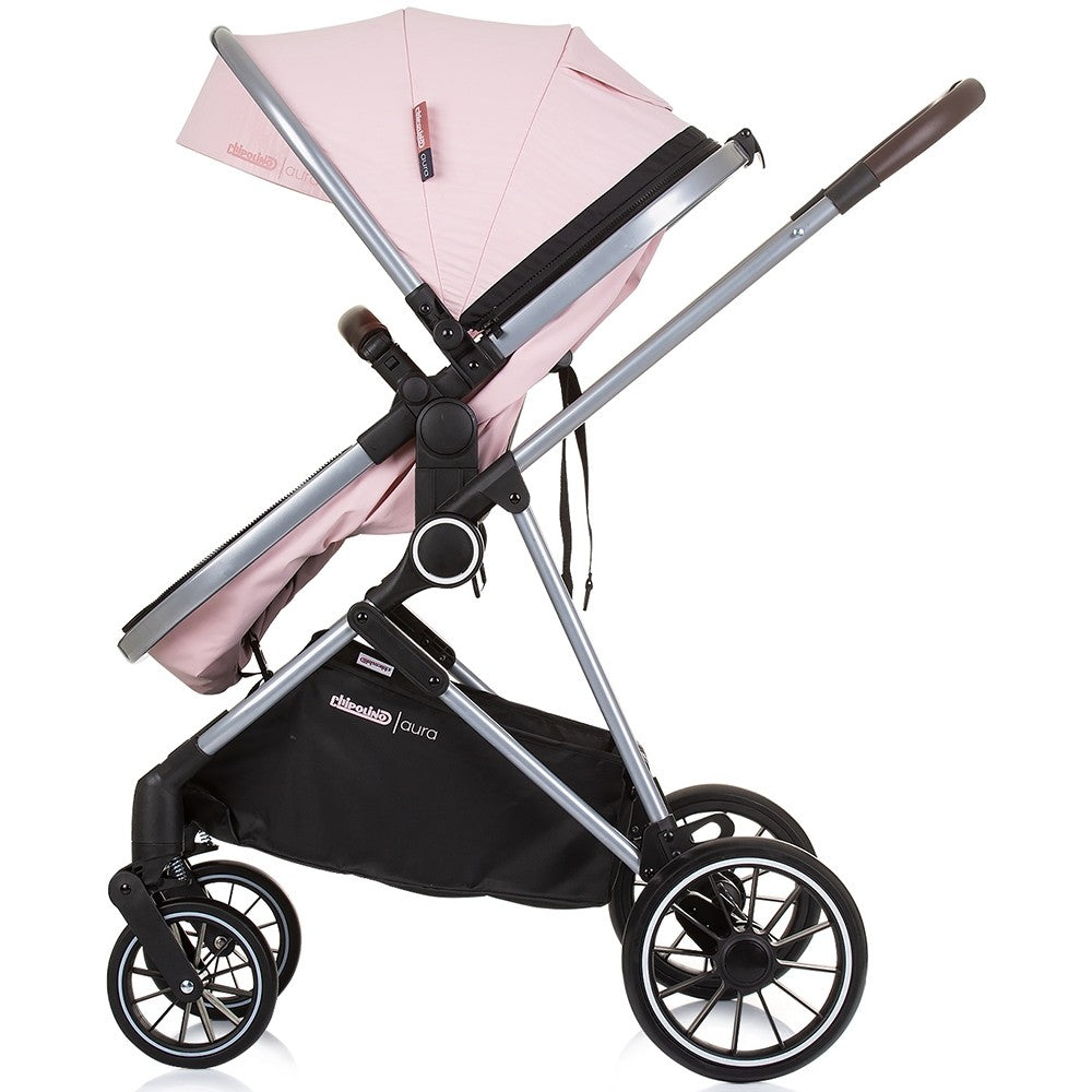 Chipolino carucior 2in1 AURA 0m+ Flamingo