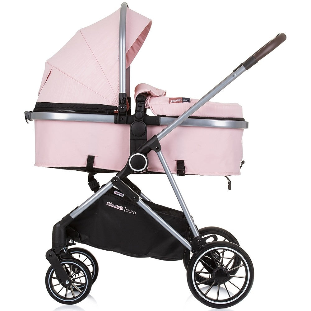 Chipolino carucior 2in1 AURA 0m+ Flamingo