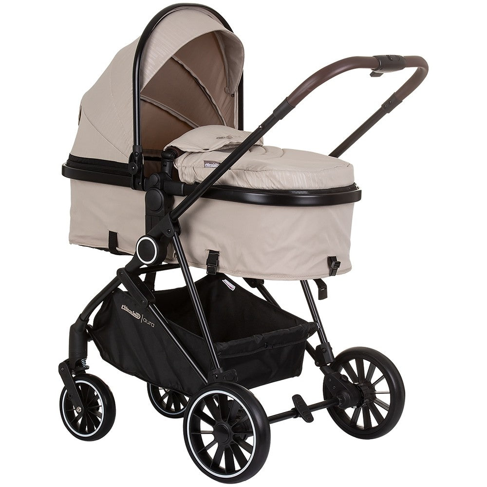 Chipolino carucior 2in1 AURA 0m+ Macadamia
