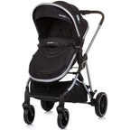 Chipolino carucior 2in1 AURA 0m+ Obsidian silver