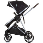 Chipolino carucior 2in1 AURA 0m+ Obsidian silver