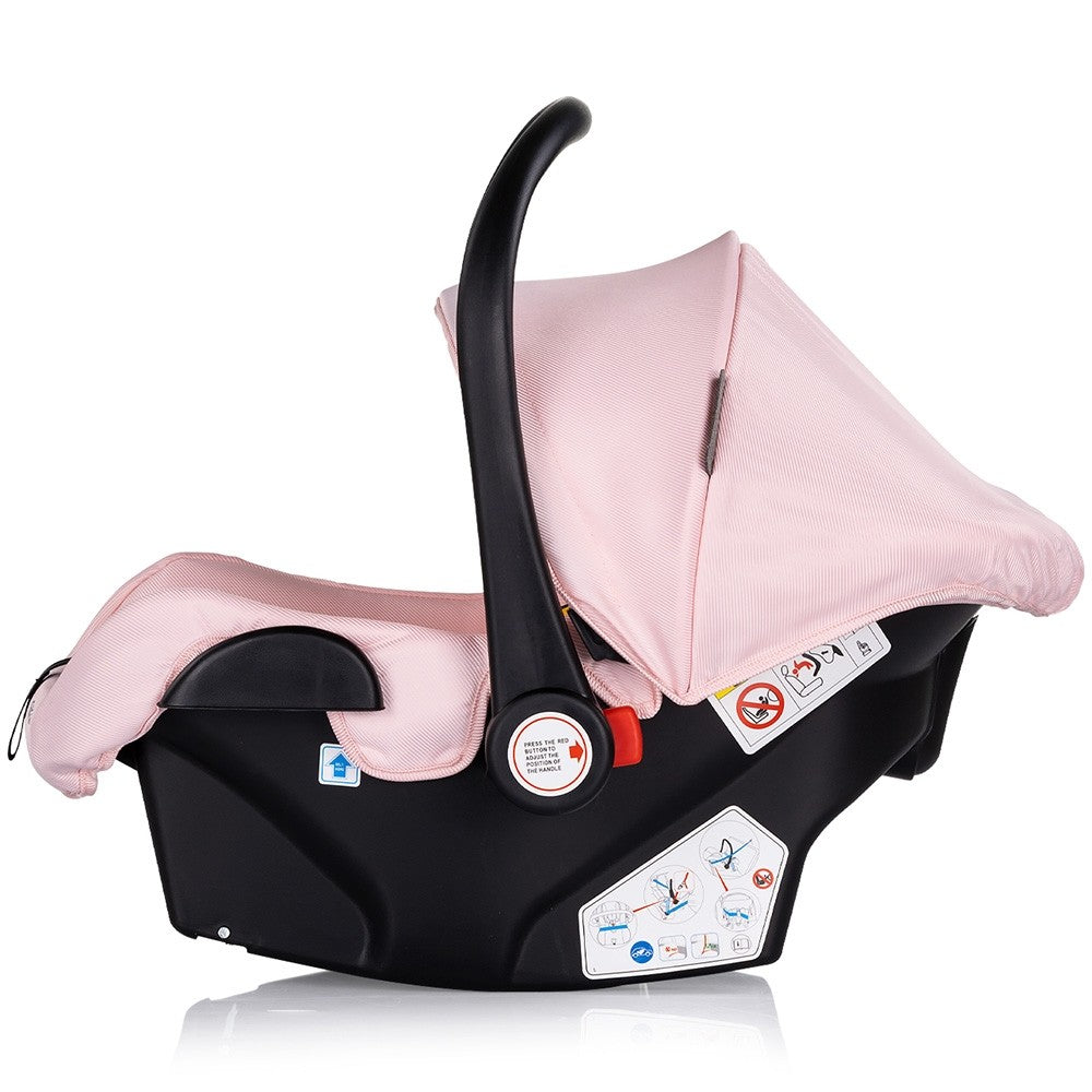 Chipolino carucior 3in1 AURA 0m+ Pink marshmallow