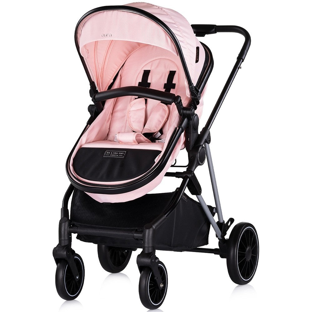 Chipolino carucior 3in1 AURA 0m+ Pink marshmallow