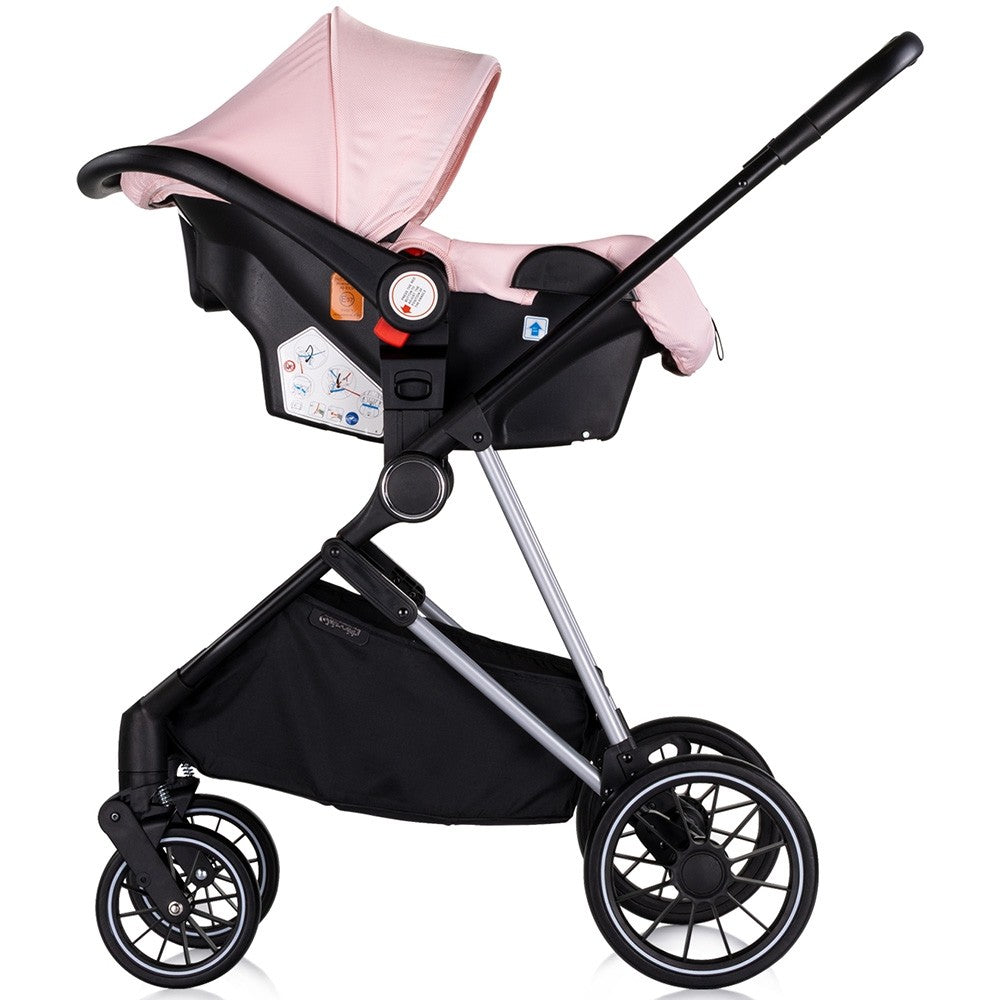 Chipolino carucior 3in1 AURA 0m+ Pink marshmallow