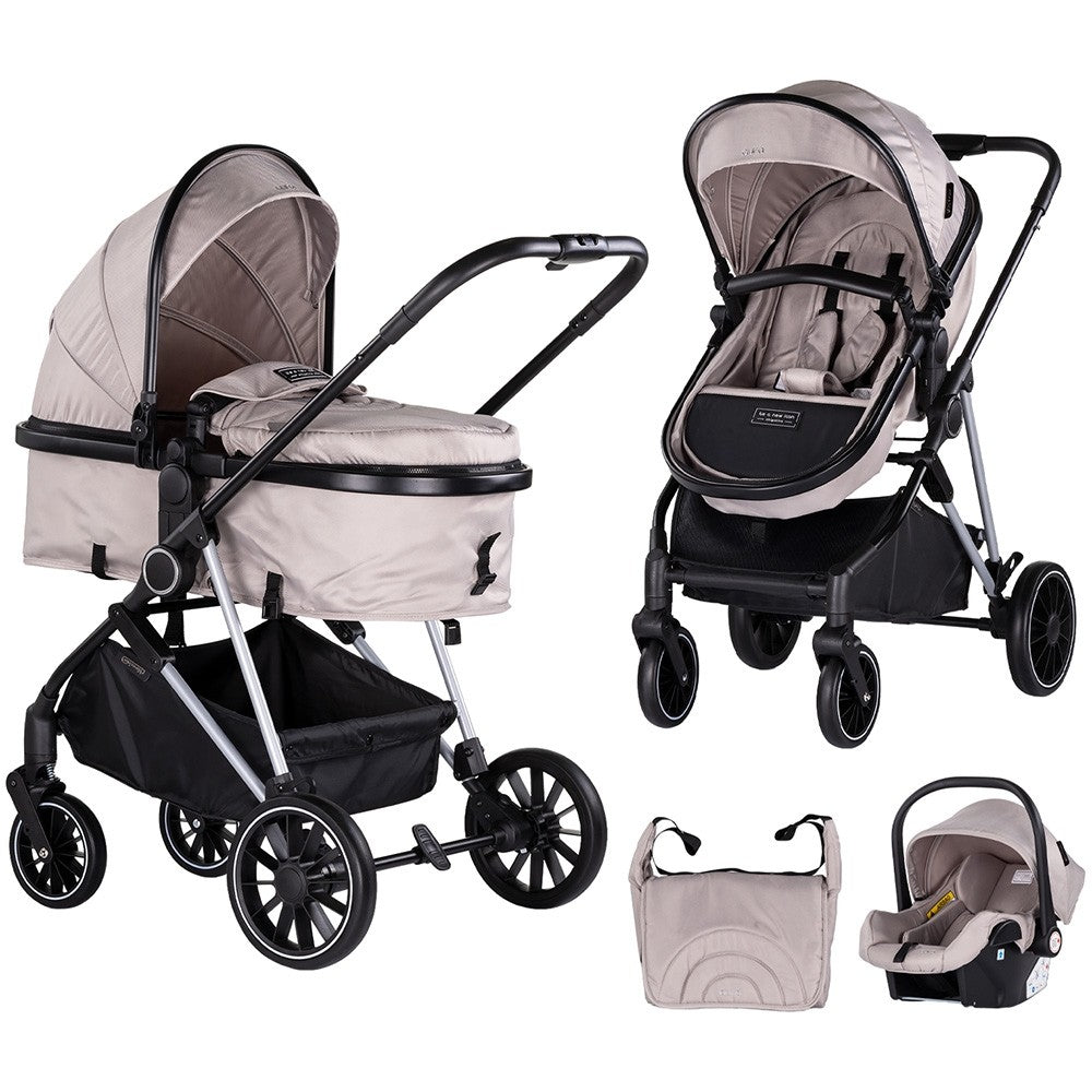 Chipolino carucior 3in1 AURA 0m+ Tiramisu Imagine principală a produsului