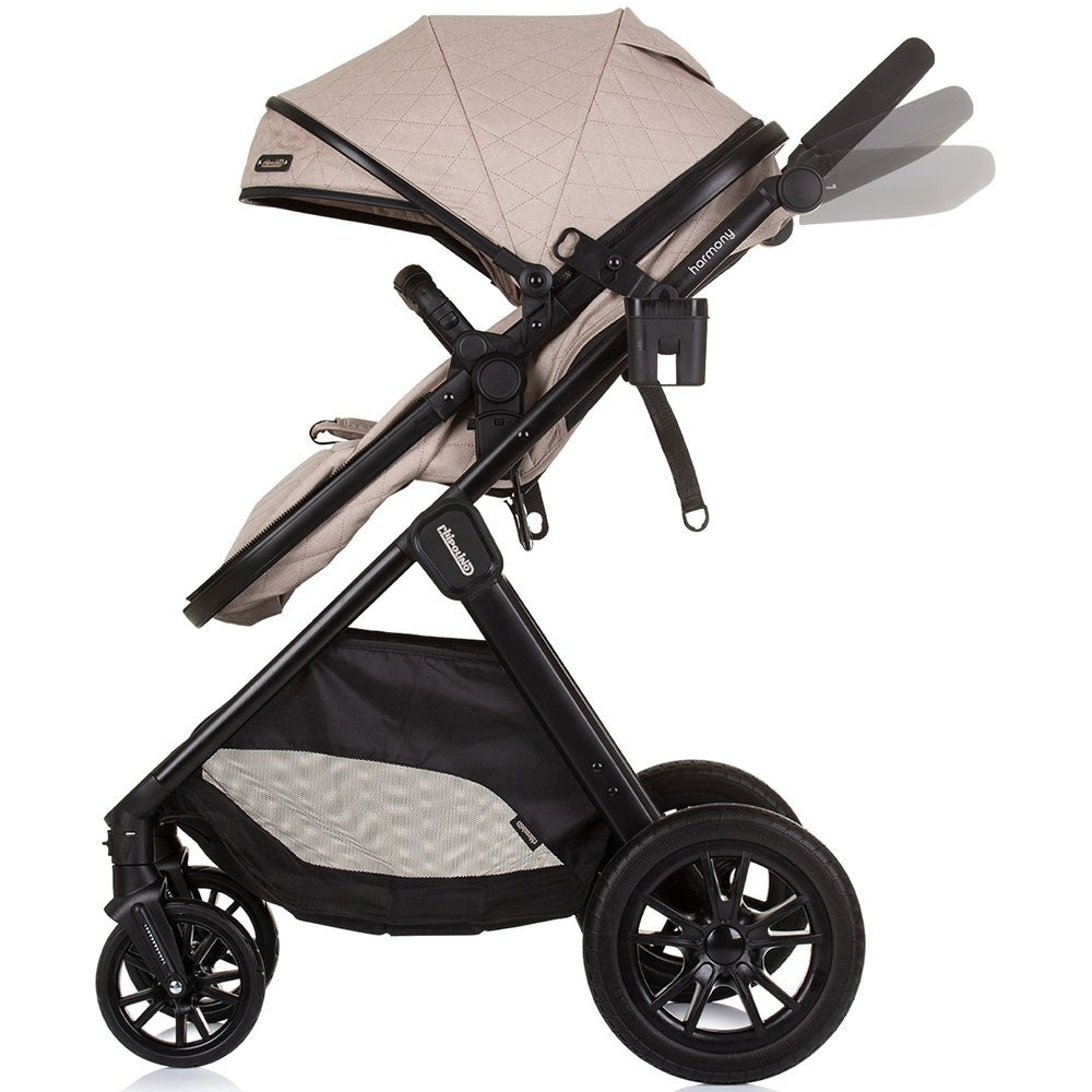 Chipolino carucior 2in1 Harmony 0m+Macadamia