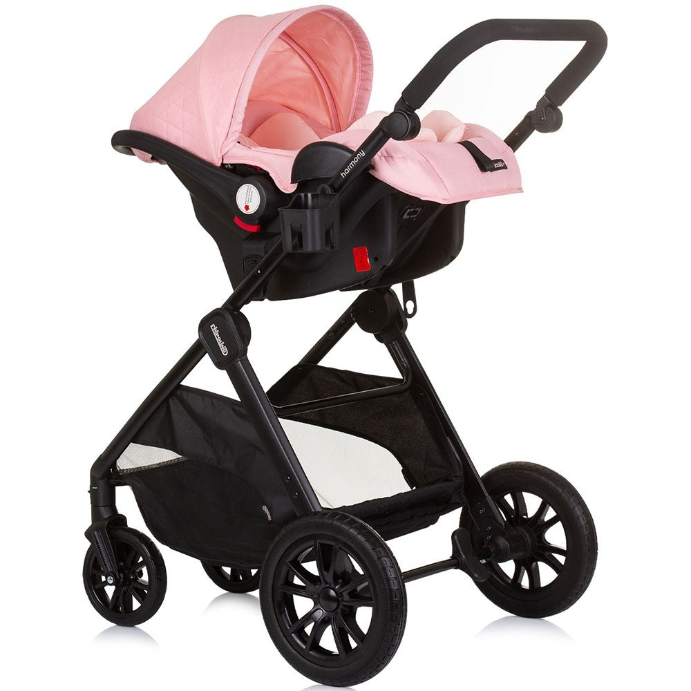 Chipolino carucior 3in1 Harmony 0m+ Flamingo
