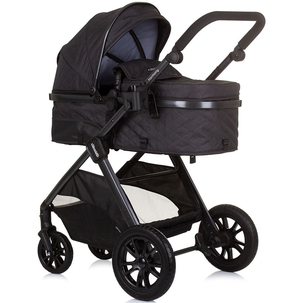 Chipolino carucior 3in1 Harmony 0m+ Granite Imagine secundară a produsului