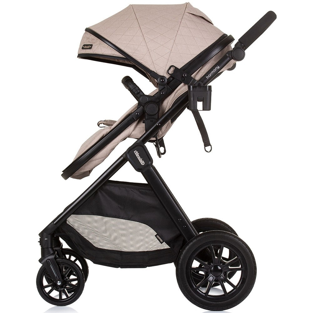 Chipolino carucior 3in1 Harmony 0m+ Macadamia