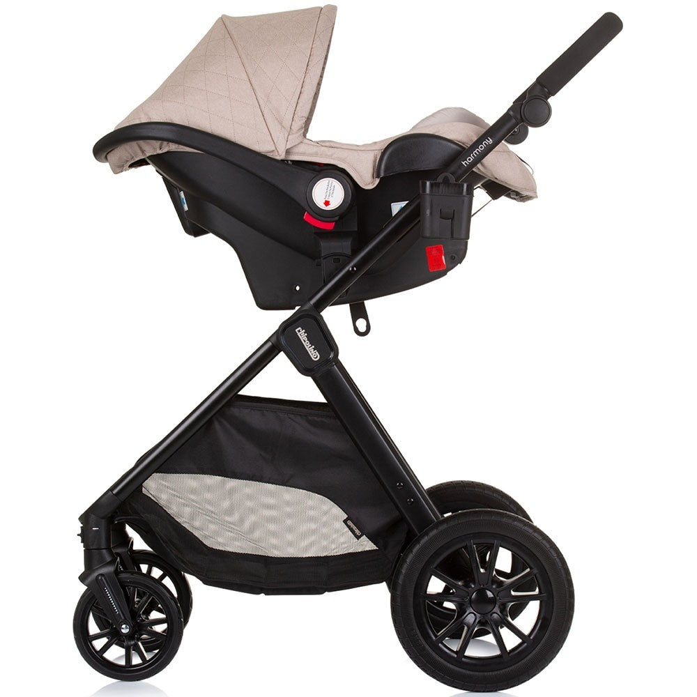 Chipolino carucior 3in1 Harmony 0m+ Macadamia