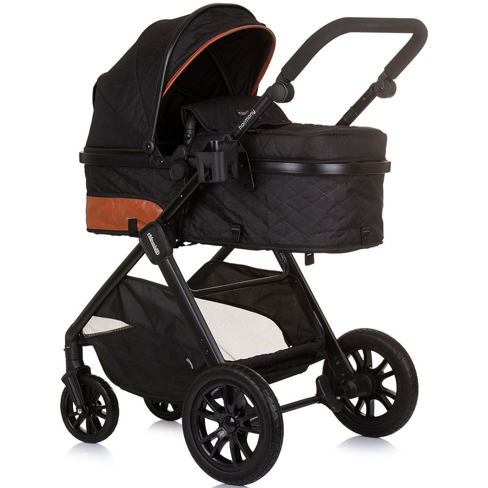 Chipolino carucior 3in1 Harmony 0m+ Obsidian Imagine secundară a produsului