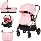 Chipolino carucior 3in1 Infinity 0m+ Flamingo