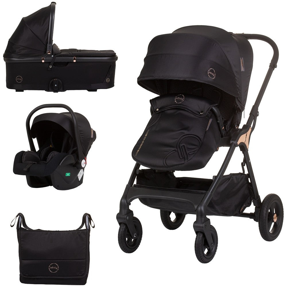 Chipolino carucior 3in1 Infinity 0m+ Obsidian Imagine principală a produsului