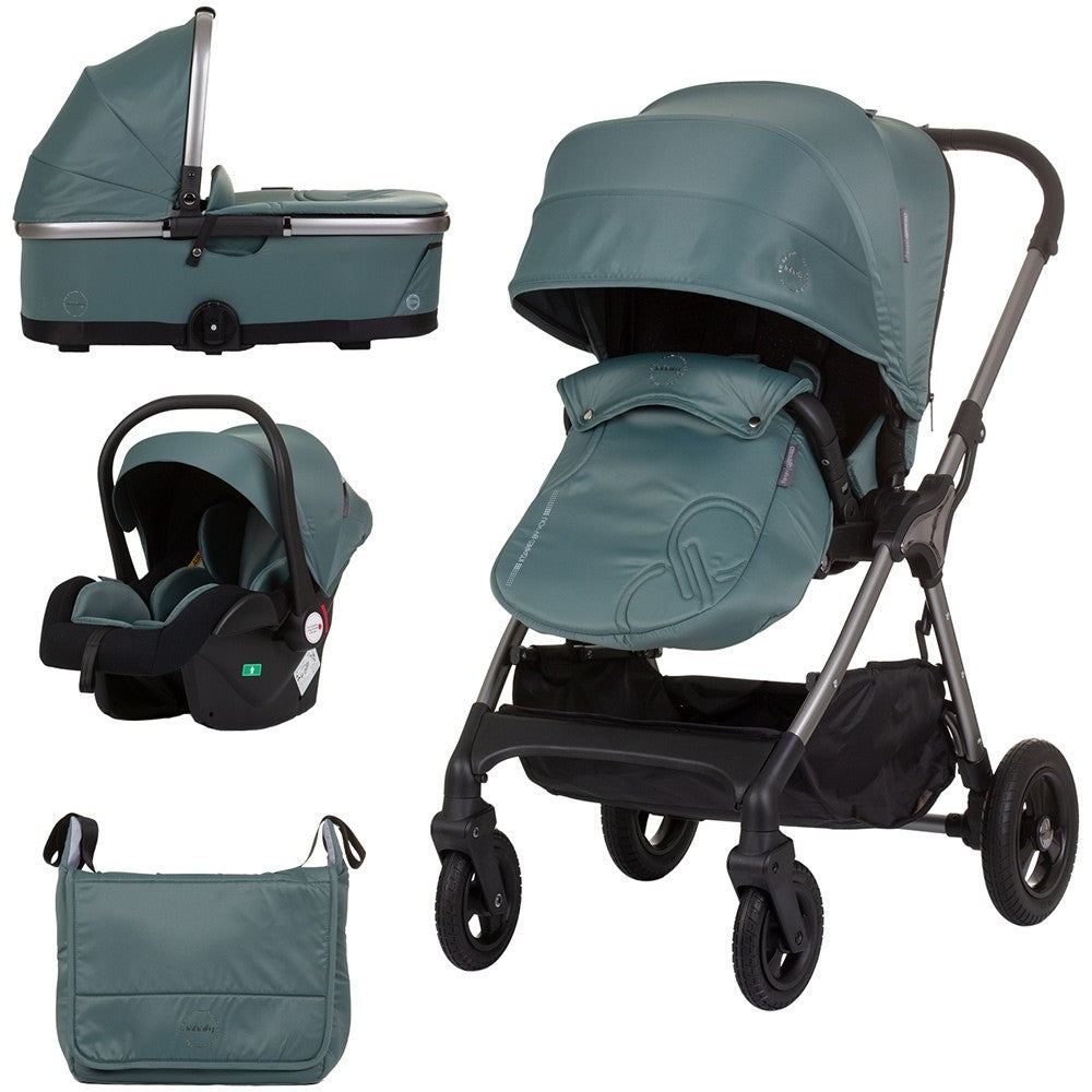 Chipolino carucior 3in1 Infinity 0m+ Pastel green Imagine principală a produsului
