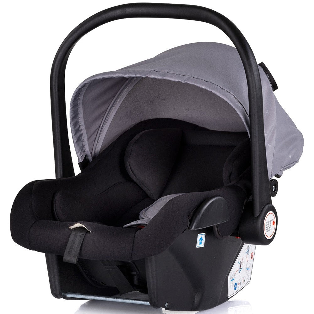 Chipolino carucior copii 3in1 Marbella 0m+ Cloud grey