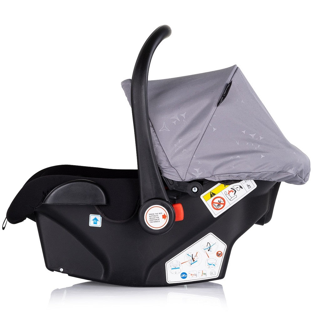 Chipolino carucior copii 3in1 Marbella 0m+ Cloud grey