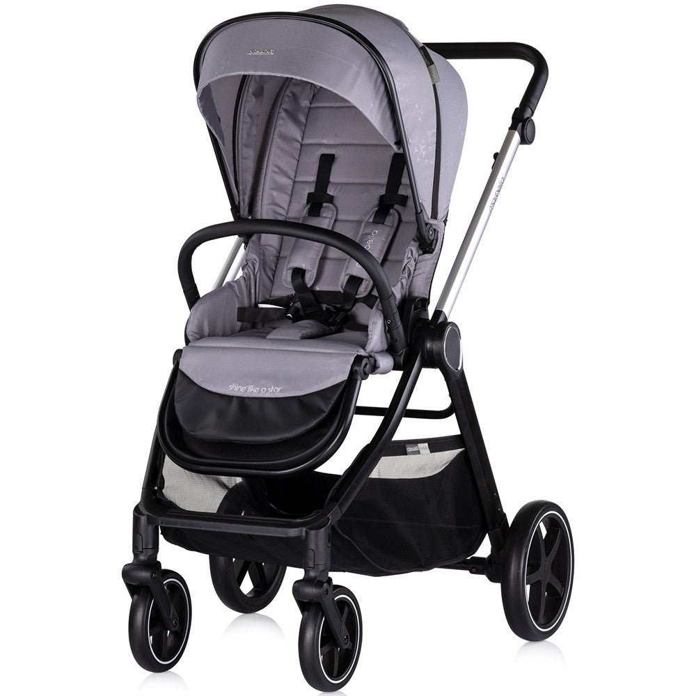 Chipolino carucior copii 3in1 Marbella 0m+ Cloud grey