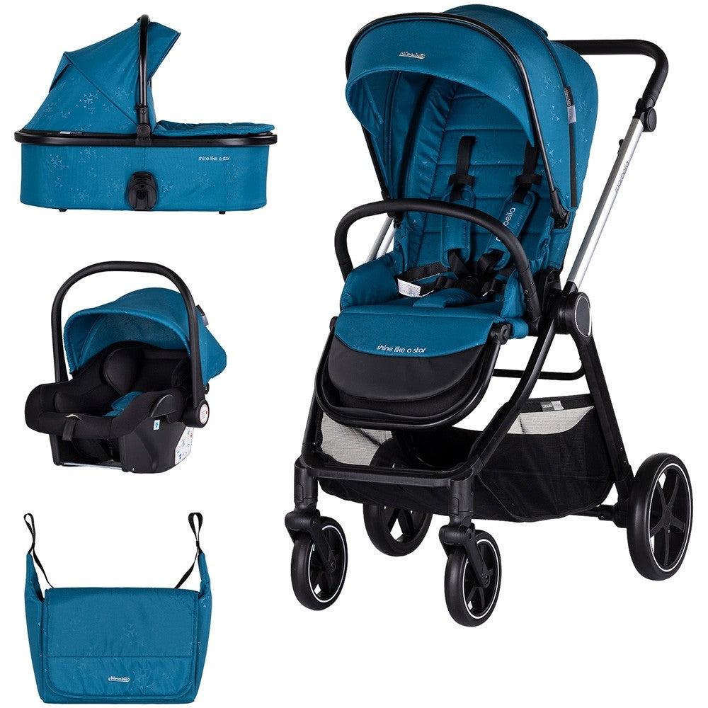 Chipolino carucior copii 3in1 Marbella 0m+ Oasis Imagine principală a produsului