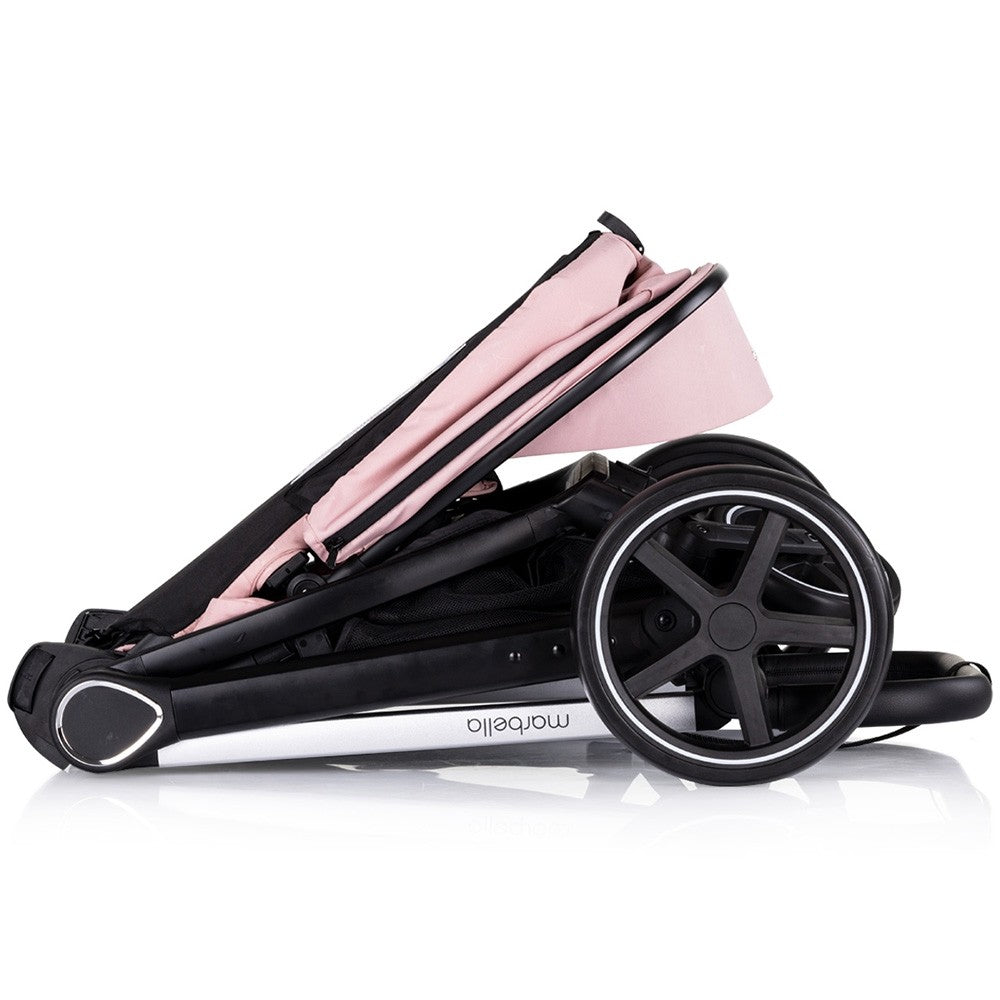 Chipolino carucior copii 3in1 Marbella 0m+ Pink marshmallow