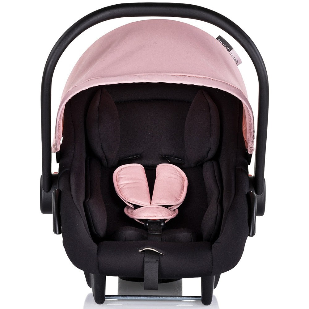 Chipolino carucior copii 3in1 Marbella 0m+ Pink marshmallow