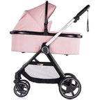 Chipolino carucior copii 3in1 Marbella 0m+ Pink marshmallow