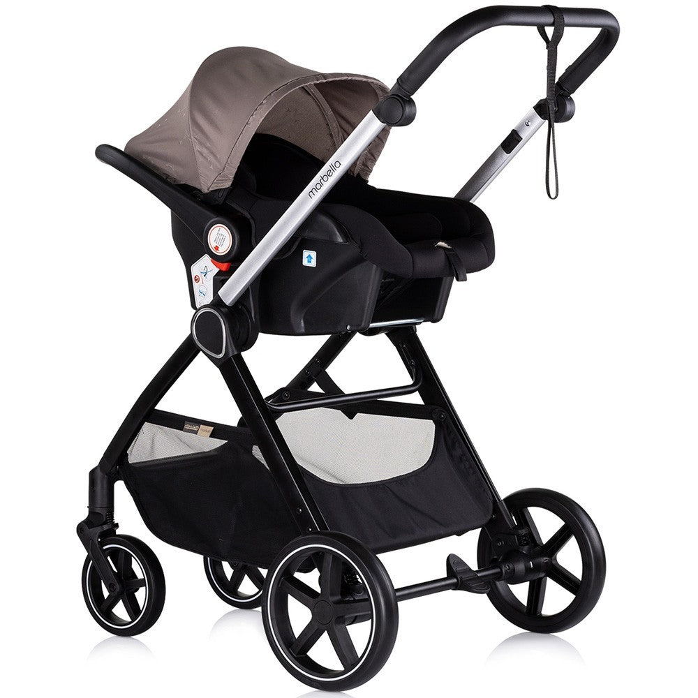 Chipolino carucior copii 3in1 Marbella 0m+ Tiramisu