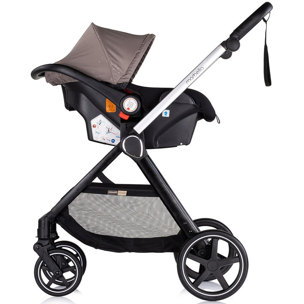 Chipolino carucior copii 3in1 Marbella 0m+ Tiramisu
