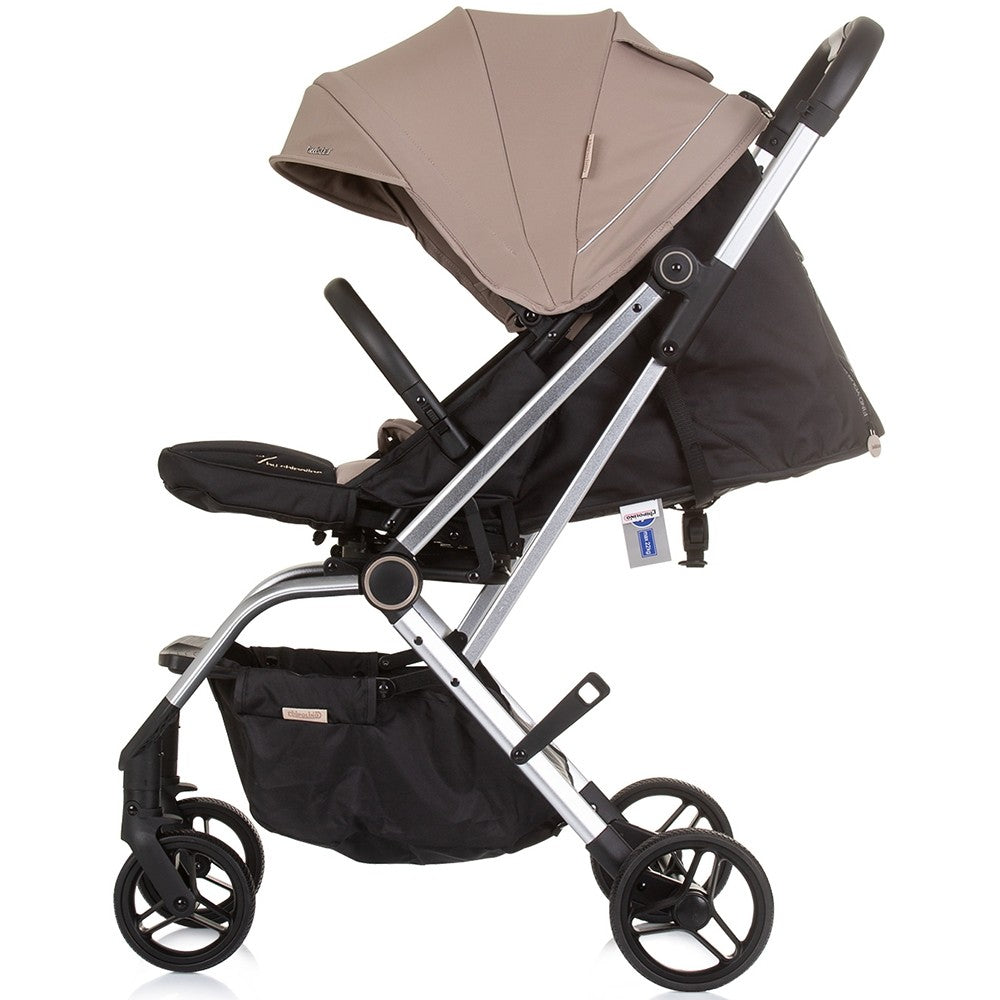 Chipolino carucior sport cu sezut rotativ Twister 0m+ Macadamia 