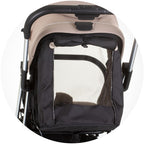 Chipolino carucior sport cu sezut rotativ Twister 0m+ Macadamia 