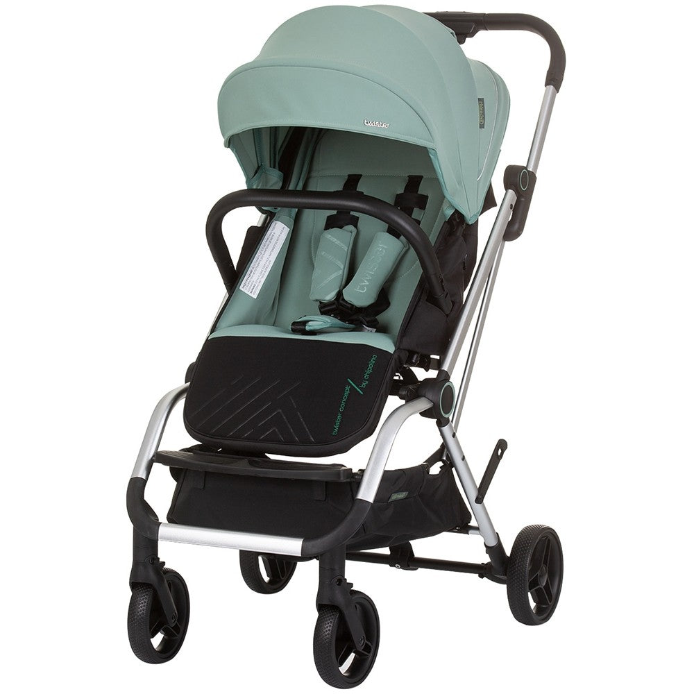 Chipolino carucior sport cu sezut rotativ Twister 0m+ Pastel green