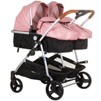Chipolino carucior gemeni 2in1 Duo Smart 0m+, Flamingo